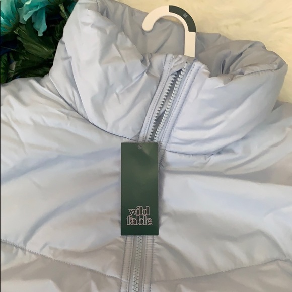 NEW! Light Blue Puffer Coat - Picture 3 of 5